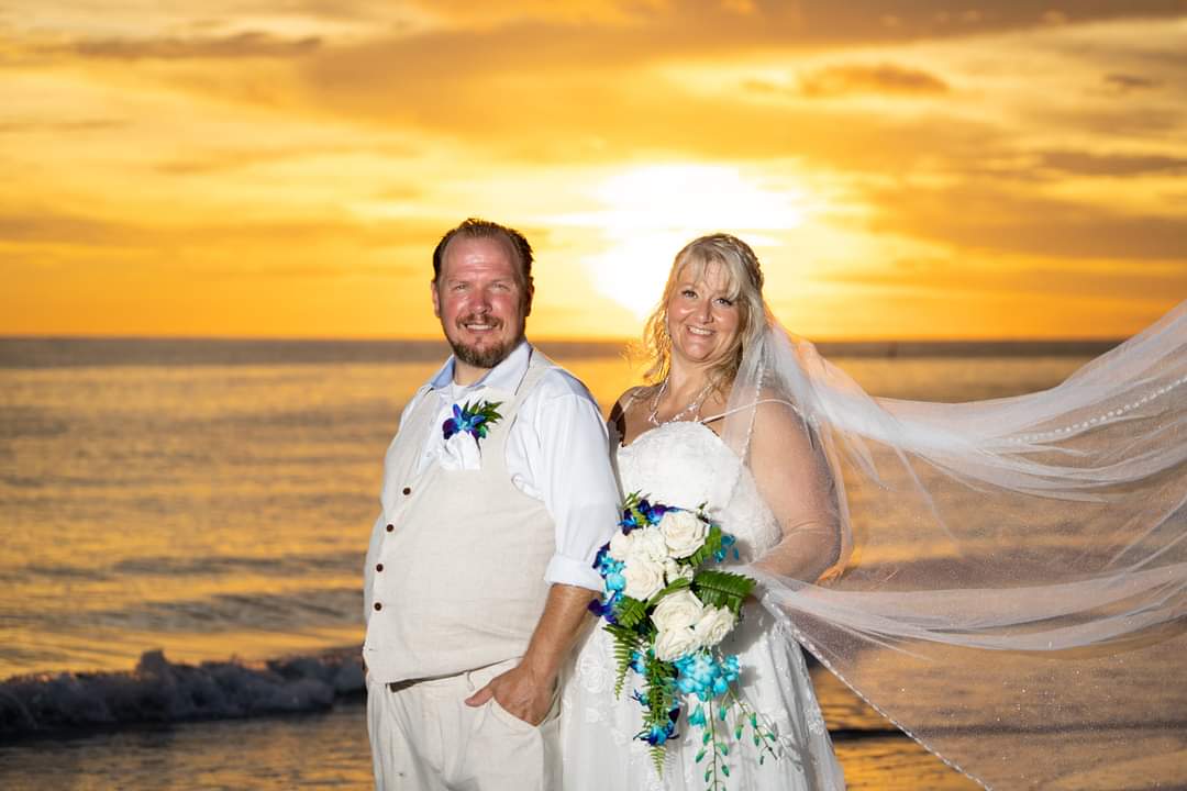 Couple at sunset